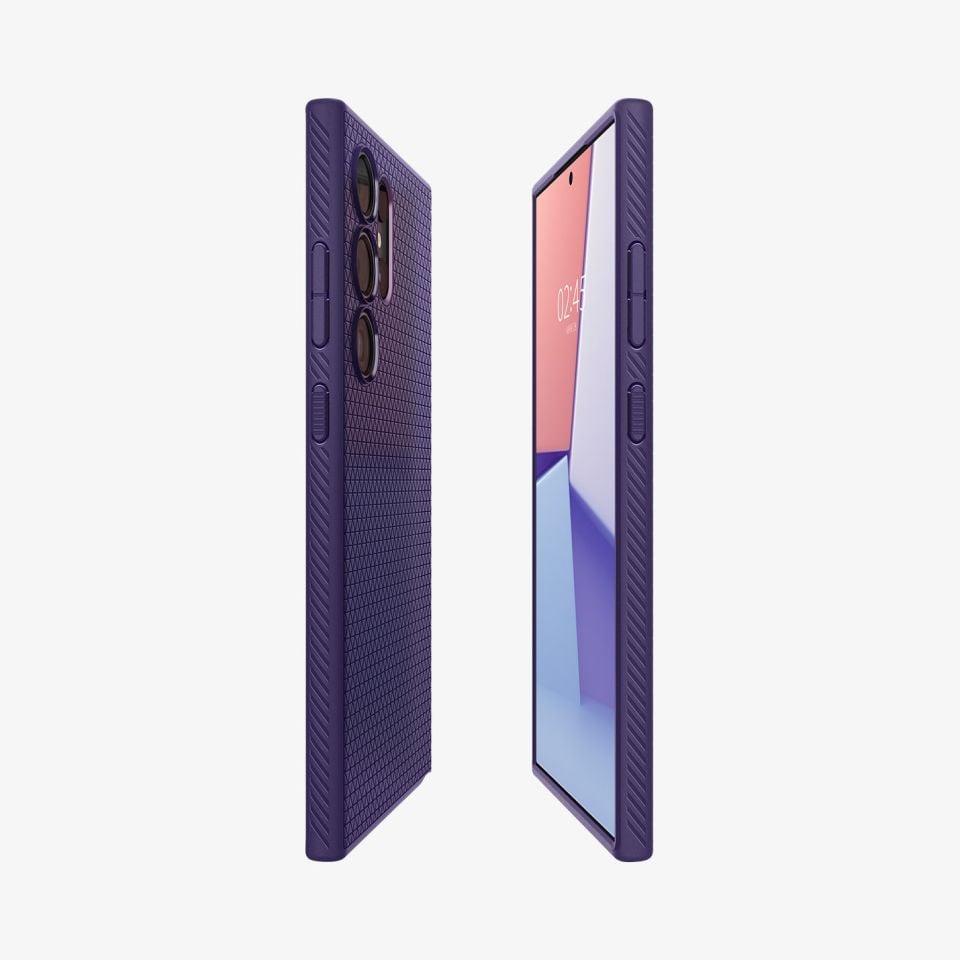 Galaxy S24 Ultra Kılıf, Spigen Liquid Air Deep Purple