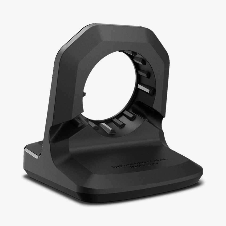 Spigen Apple Watch Serileri ile Uyumlu Gece Standı Rugged Armor Night Stand Black