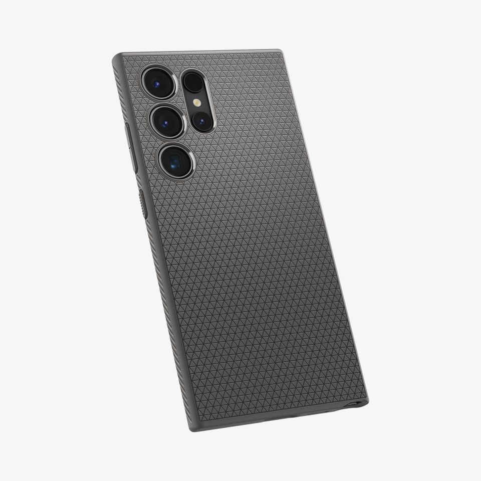 Galaxy S24 Ultra Kılıf, Spigen Liquid Air Granite Gray