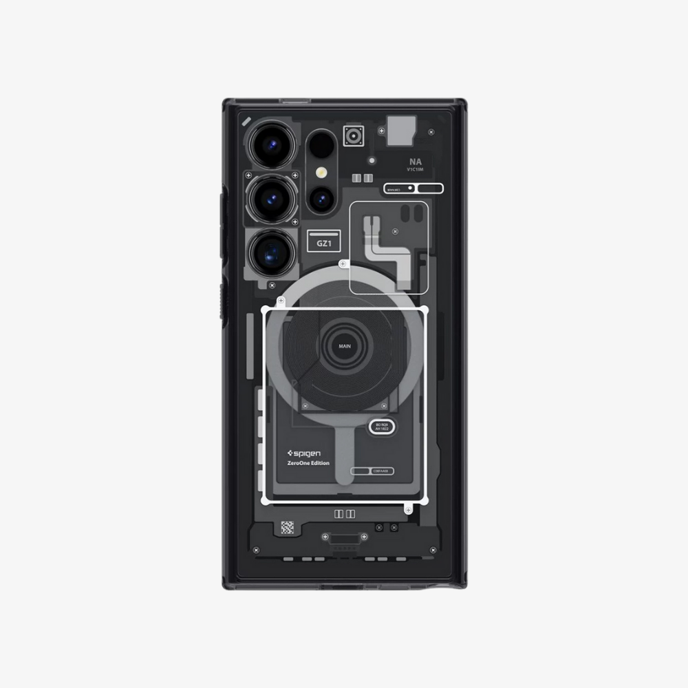 Galaxy S24 Ultra Kılıf, Spigen Ultra Hybrid OneTap Metal Ring Magfit Zero One
