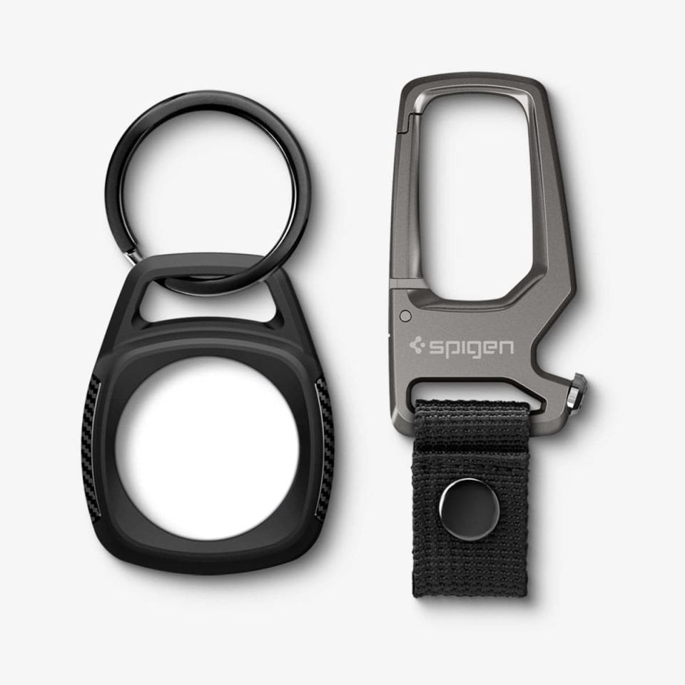 Spigen Apple AirTag Kılıf Rugged Armor Matte Black