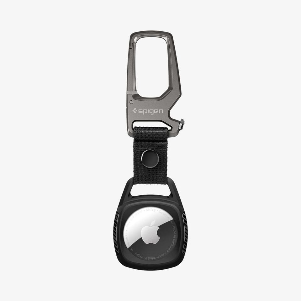 Spigen Apple AirTag Kılıf Rugged Armor Matte Black