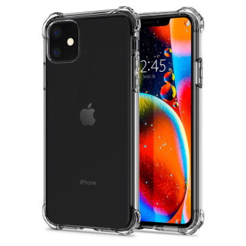 iPhone 11 Kılıf, Spigen Rugged Crystal Crystal Clear