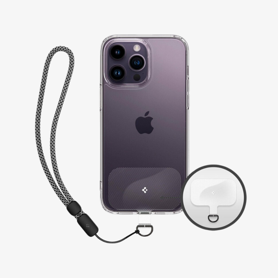 Spigen Wrist Strap v2 (El Askı Ipi) + ConTag (Tutucu Aparat) Set Telefon Aksesuarı (Tüm Cihazlarla Uyumlu)