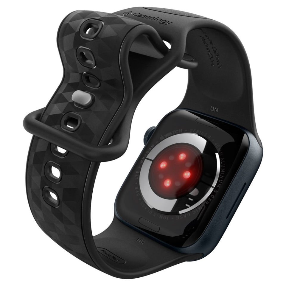Spigen Caseology Apple Watch 49mm Ultra 2/1 - 46mm Seri 10 - 45mm Seri 9/8/7 - 44mm Seri SE2/SE/6/5/4 Kordon Kayış Band Parallax