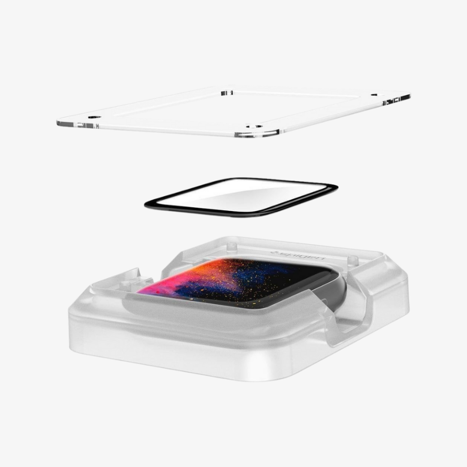 Apple Watch Serisi (40mm) Ekran Koruyucu Kolay Kurulum, Spigen Pro Flex EZ Fit (2 Adet)