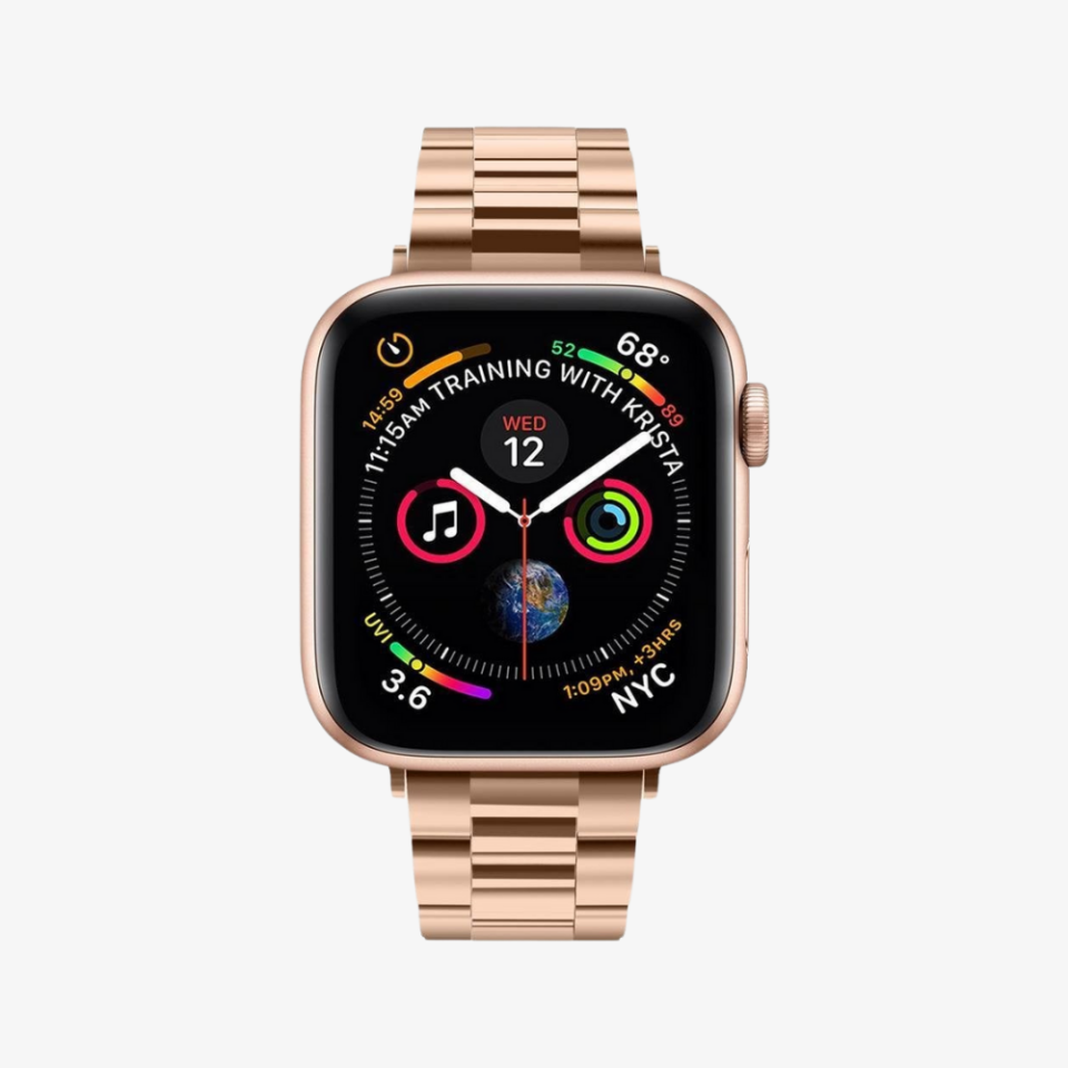 Spigen Apple Watch 42mm Seri 10 - 41mm Seri 9/8/7 - 40mm Seri SE2/SE/6/5/4 Kordon Kayış Band Modern Fit Rose Gold