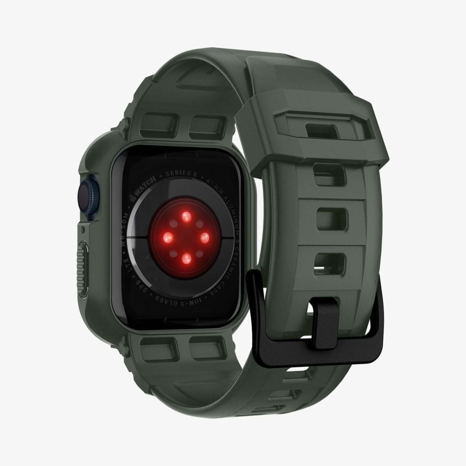 Apple Watch Seri (45mm / 44mm) Kılıf, Spigen Rugged Armor Pro