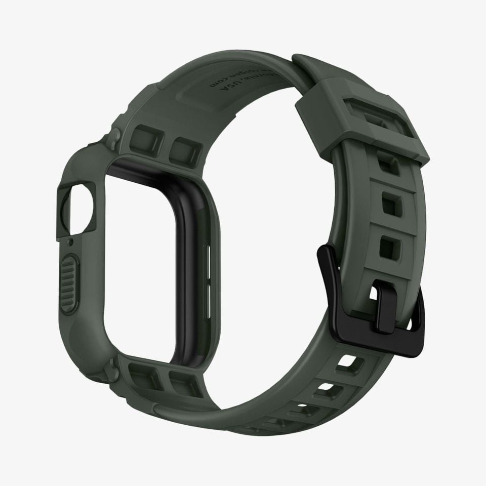 Apple Watch Seri (45mm / 44mm) Kılıf, Spigen Rugged Armor Pro