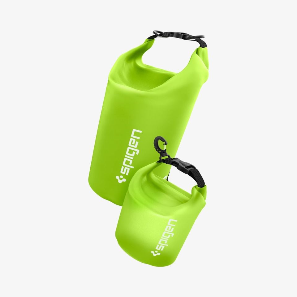 Spigen AquaShield Waterproof (Su Geçirmez) Çanta 20 + 2 Litre A630 Cactus Green