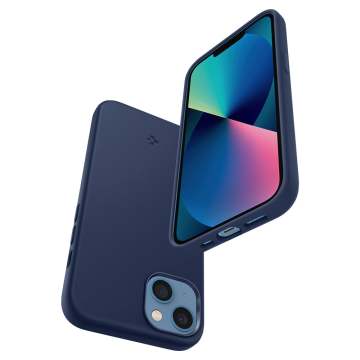 iPhone 13 Mini Kılıf, Spigen Silicone Fit Navy Blue