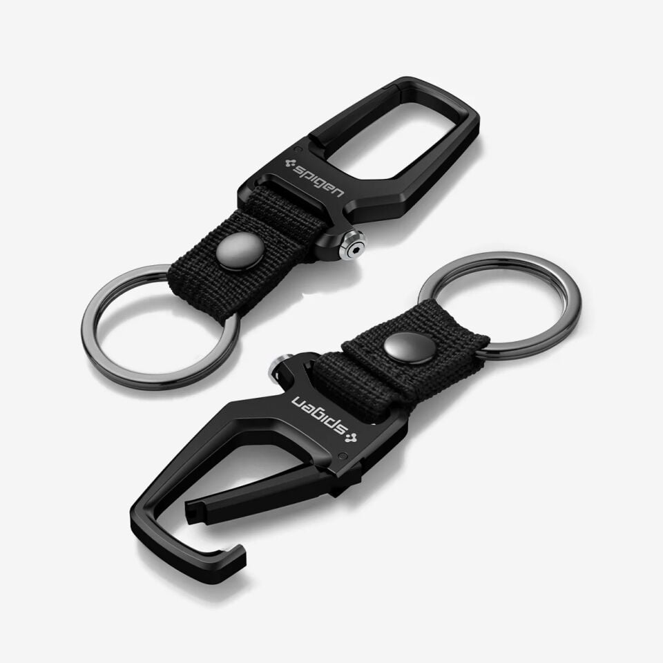 Spigen Carabiner Anahtarlık Black (2 Adet) - AHP08270