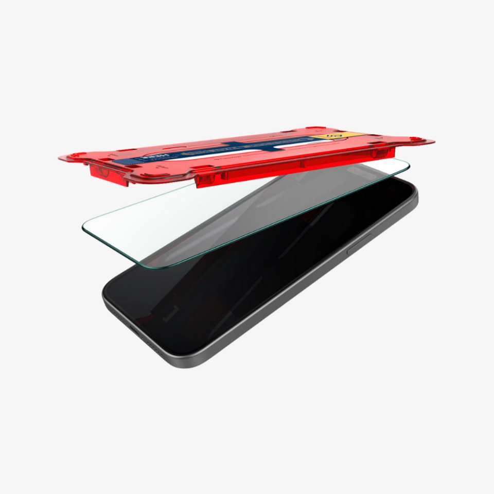 Spigen Caseology iPhone 15 Plus Cam Ekran Koruyucu Kolay Kurulum Snap Fit (2 Adet)