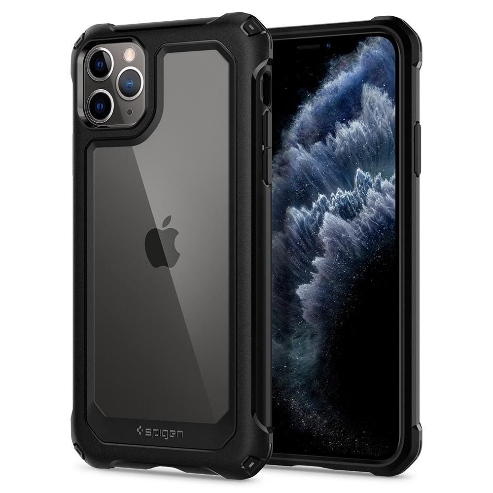 iPhone 11 Pro Kılıf, Spigen Gauntlet Carbon Black