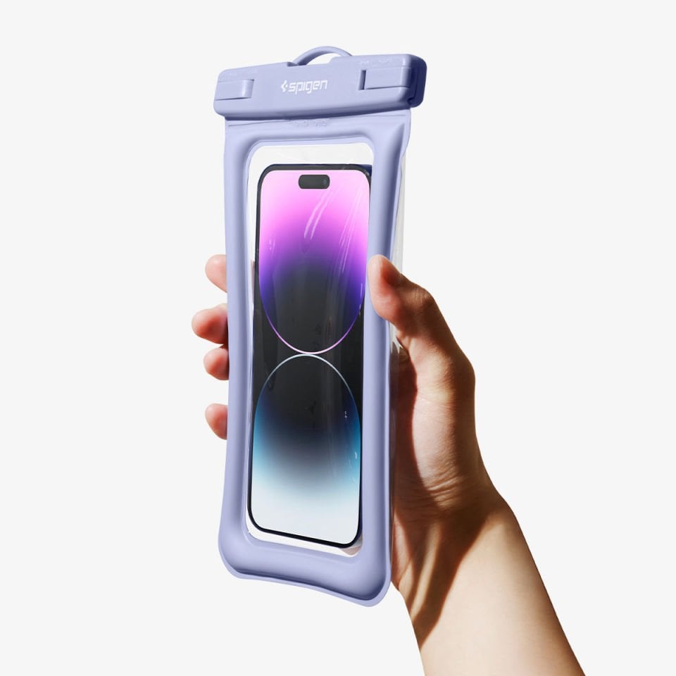 AquaShield Su Geçirmez Yüzen Kılıf, Spigen Waterproof Floating A610 Aqua Blue