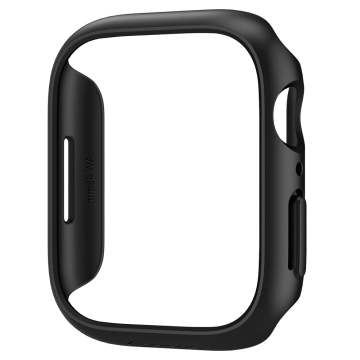 Spigen Apple Watch 45mm (Seri 9/8/7) Kılıf Thin Fit Black