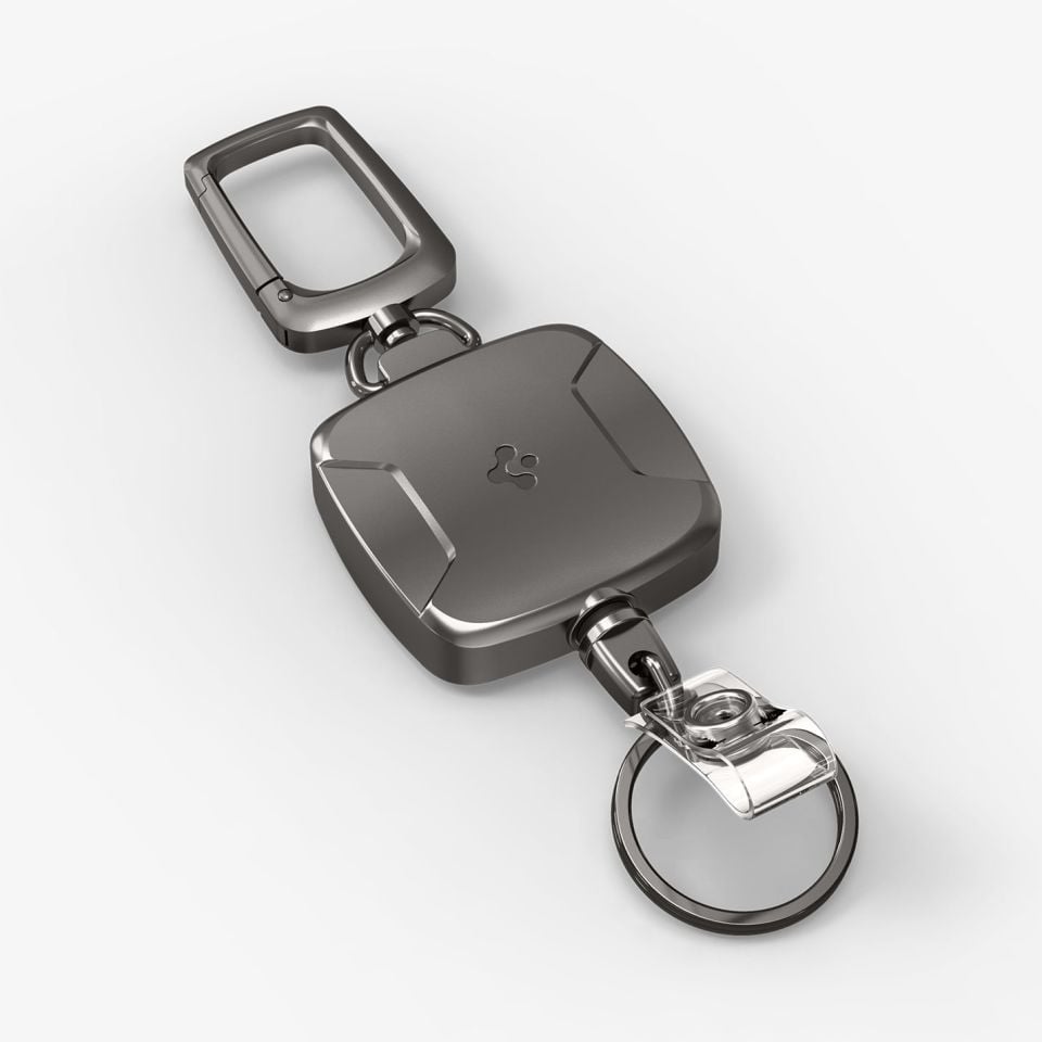 Anahtar Aksesuarı Makara Klipsi, Spigen Reel Clip Black