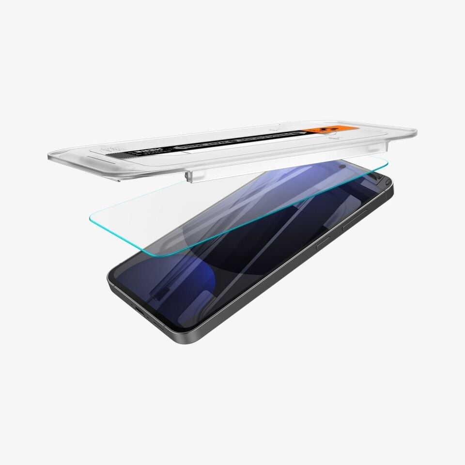 Spigen Galaxy S24 FE / Galaxy A56 Cam Ekran Koruyucu Kolay Kurulum GLAS.tR EZ Fit Slim HD (2 Adet)