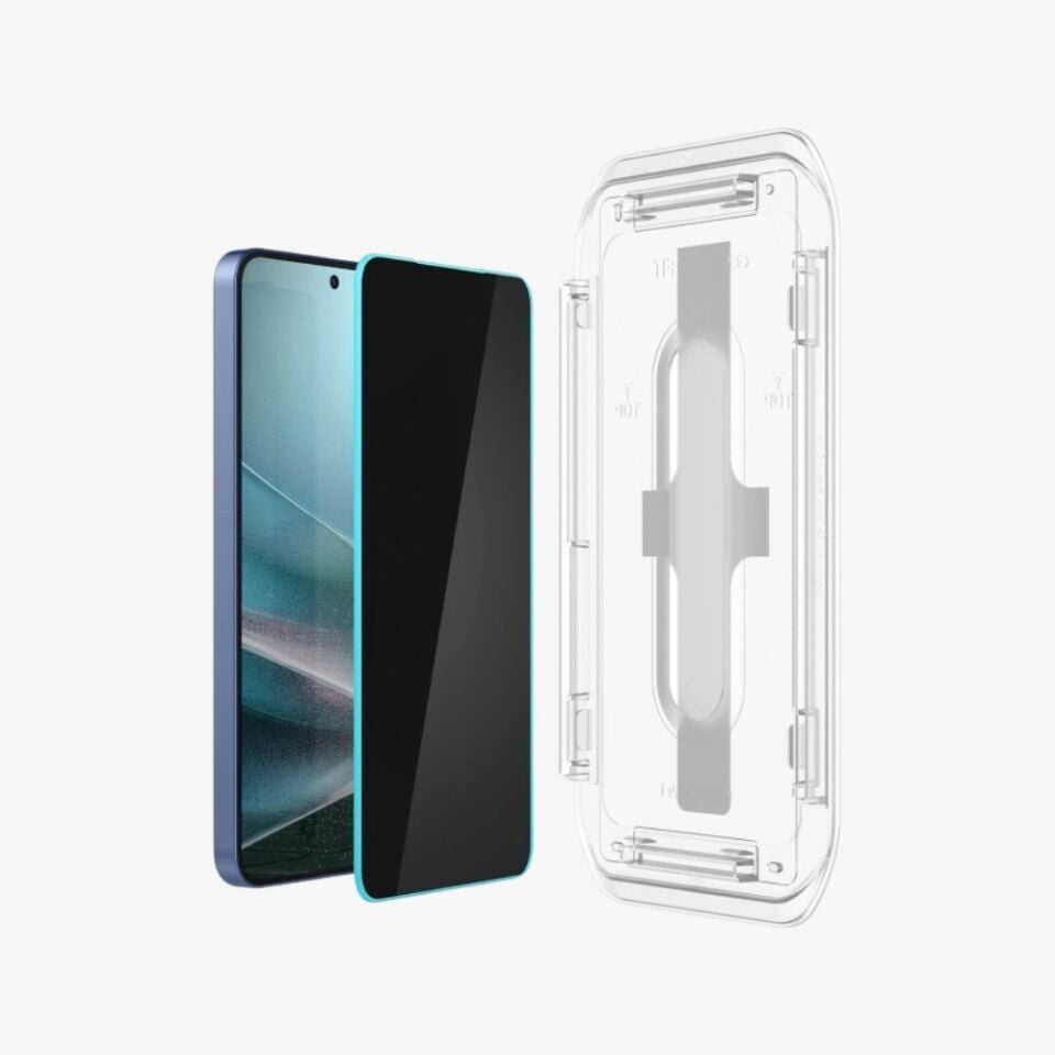 Spigen Galaxy S25 Plus / S24 Plus Hayalet Cam Ekran Koruyucu Kolay Kurulum Glas.tR EZ Fit Privacy HD (2 Adet)