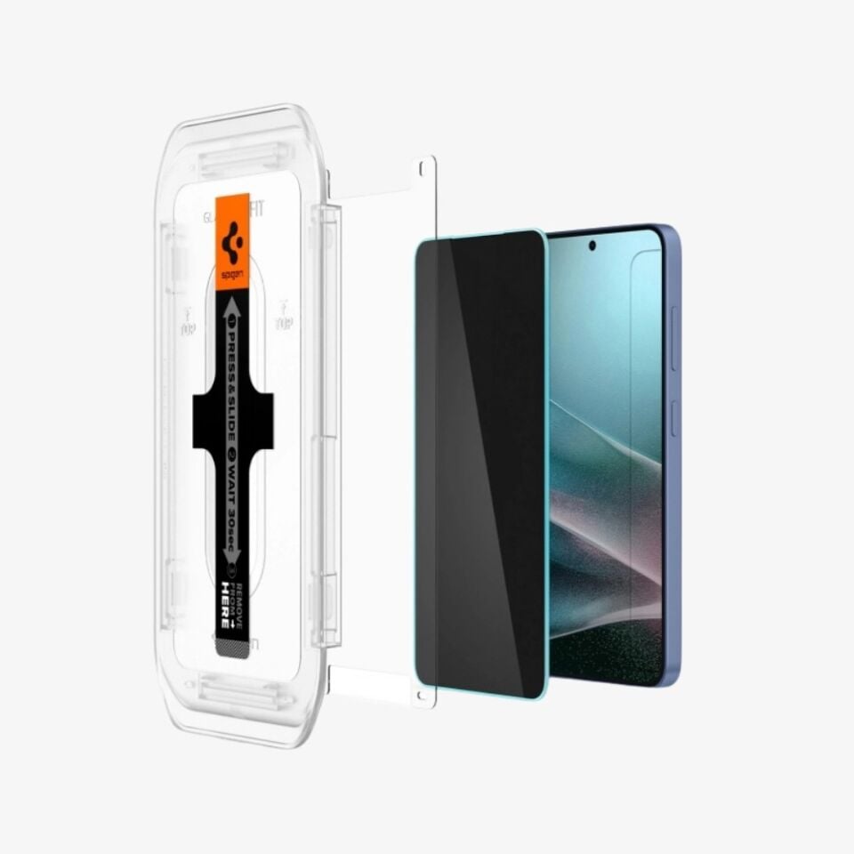 Spigen Galaxy S25 Plus / S24 Plus Hayalet Cam Ekran Koruyucu Kolay Kurulum Glas.tR EZ Fit Privacy HD (2 Adet)