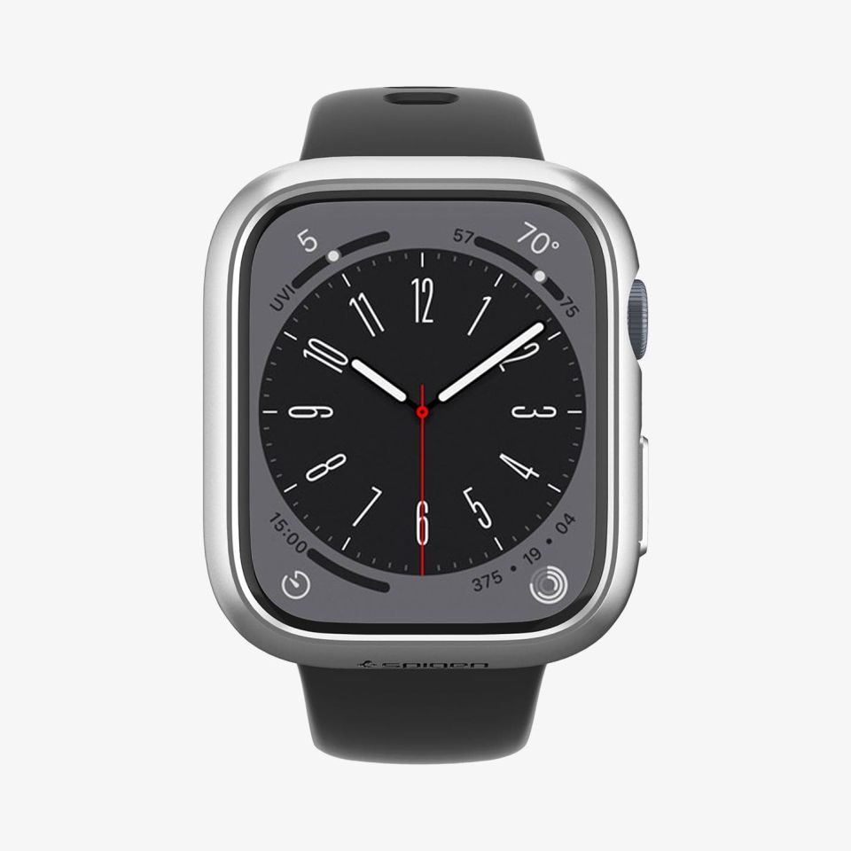 Spigen Apple Watch 45mm (Seri 9/8/7) Kılıf Thin Fit Graphite