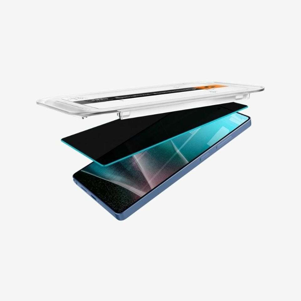 Spigen Galaxy S25 Ultra Hayalet Cam Ekran Koruyucu Kolay Kurulum Glas.tR EZ Fit Privacy HD (2 Adet)