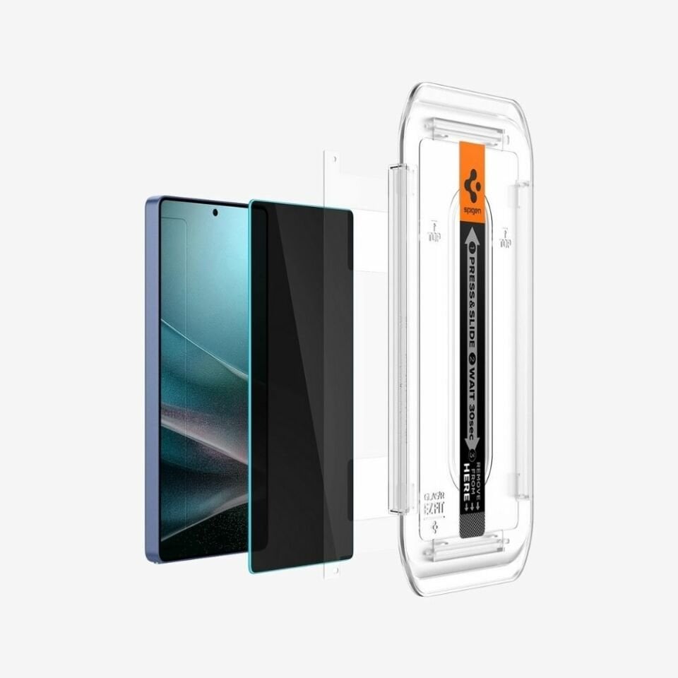 Spigen Galaxy S25 Ultra Hayalet Cam Ekran Koruyucu Kolay Kurulum Glas.tR EZ Fit Privacy HD (2 Adet)