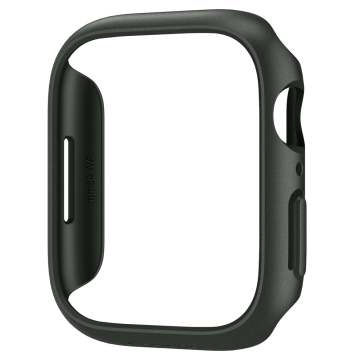 Spigen Apple Watch 45mm (Seri 9/8/7) ile uyumlu Kılıf Thin Fit Military Green