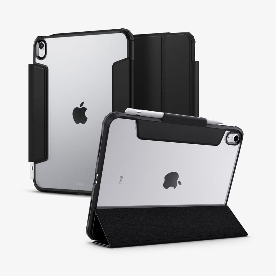 iPad 10.9'' 10.nesil (2022) Kılıf, Spigen Ultra Hybrid Pro Black