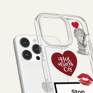 iPhone 14 Pro Kılıf, Ciel by Cyrill Cecile Unapologetic Crystal Rose