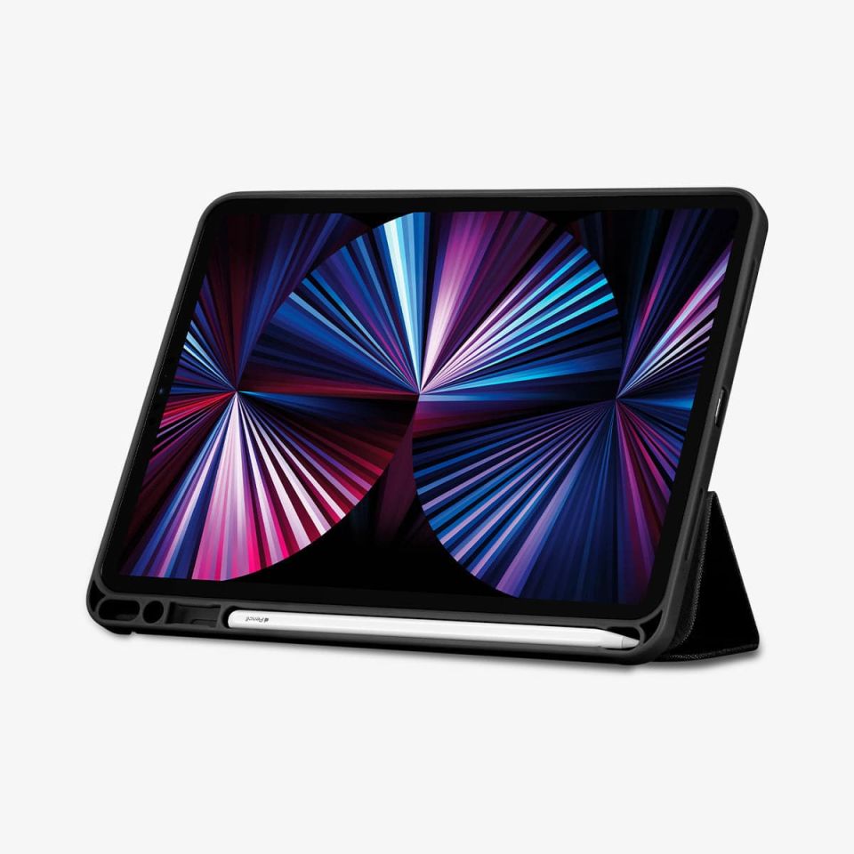 Apple iPad Pro 11'' (2022 / 2021 / 2020 / 2018) Kılıf, Spigen Urban Fit Dokuma Black
