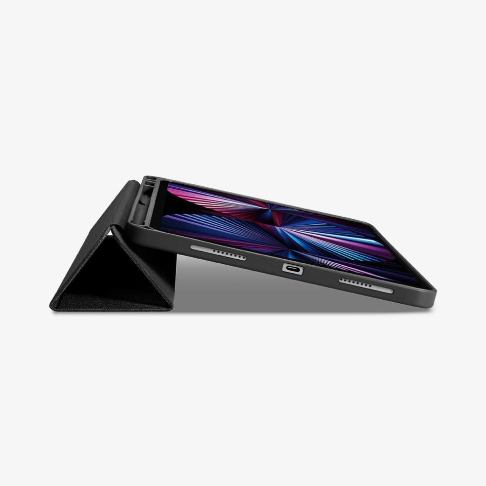 Apple iPad Pro 11'' (2022 / 2021 / 2020 / 2018) Kılıf, Spigen Urban Fit Dokuma Black