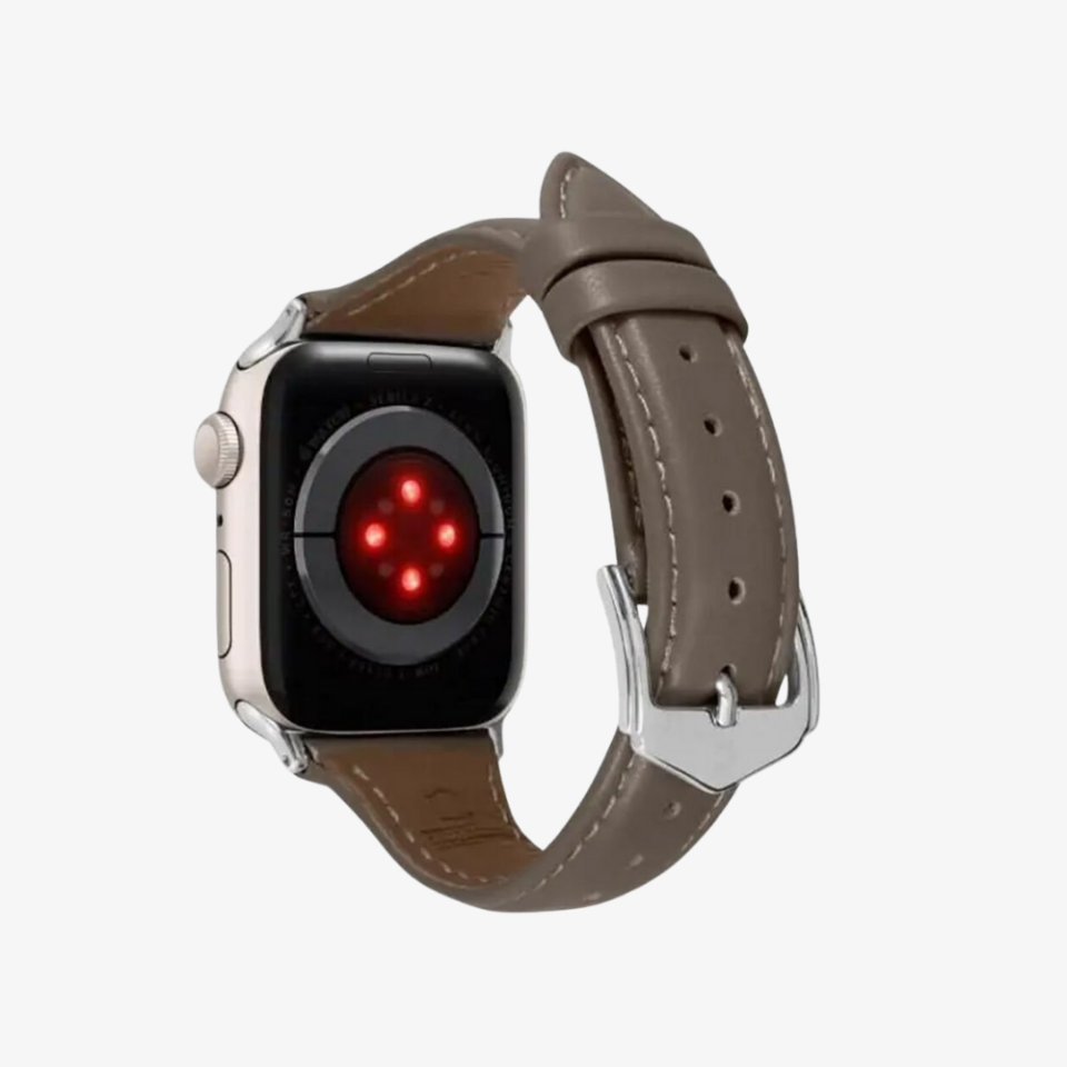 Spigen Ciel by Cyrill Apple Watch 42mm Seri 11/10 - 41mm Seri 9/8/7 - 40mm Seri SE2/SE/6/5/4 Kordon Kayış Kajuk Band Khaki