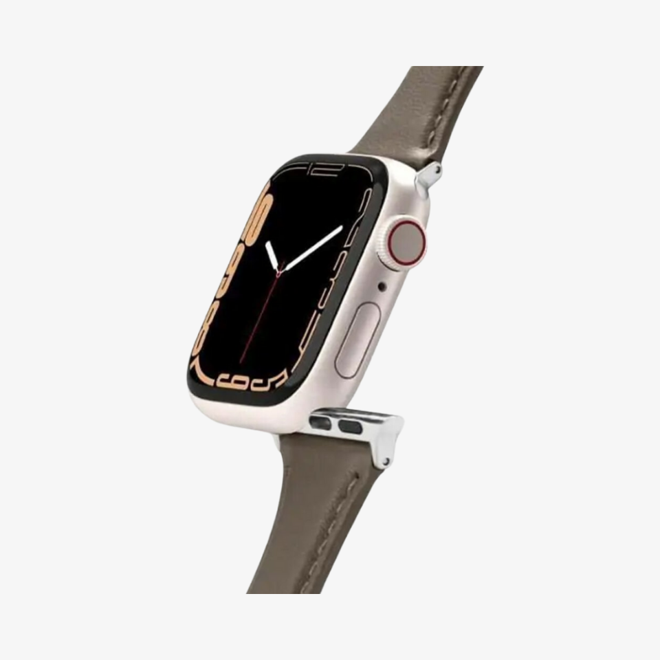 Spigen Ciel by Cyrill Apple Watch 42mm Seri 11/10 - 41mm Seri 9/8/7 - 40mm Seri SE2/SE/6/5/4 Kordon Kayış Kajuk Band Khaki