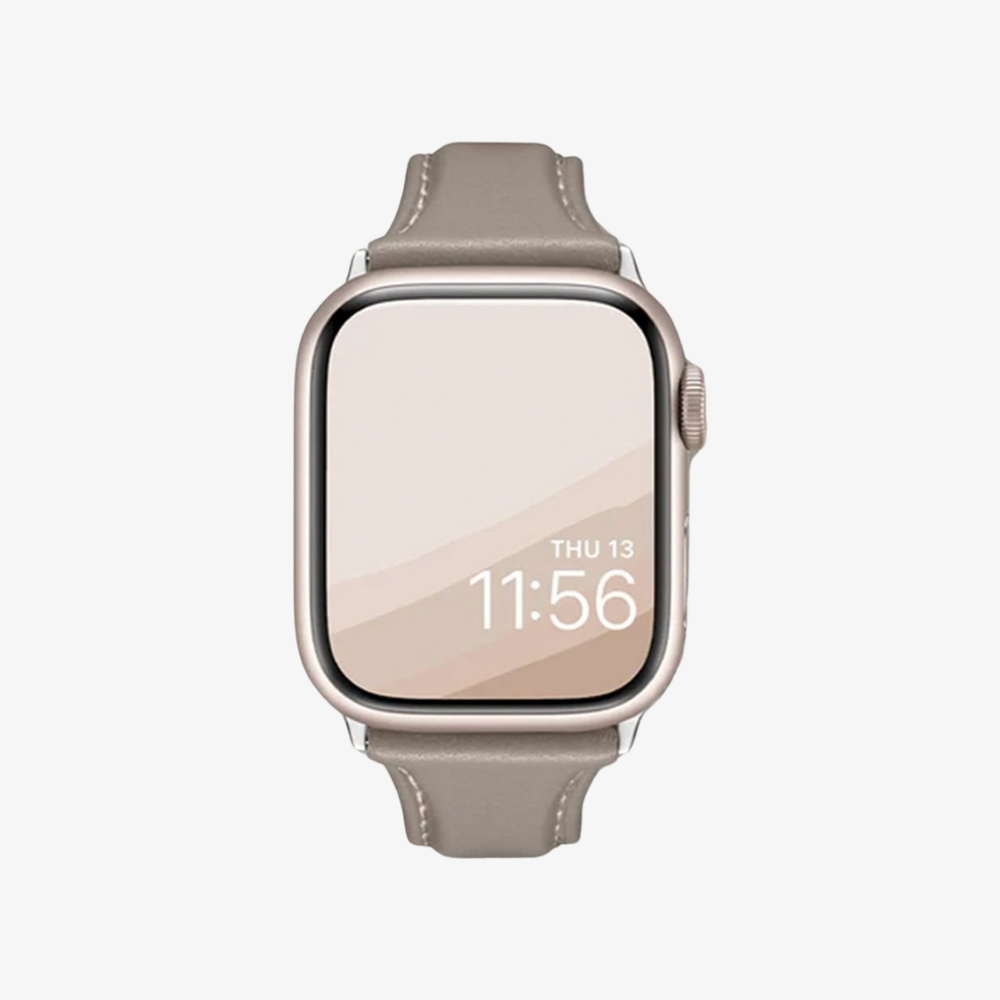 Spigen Ciel by Cyrill Apple Watch 42mm Seri 11/10 - 41mm Seri 9/8/7 - 40mm Seri SE2/SE/6/5/4 Kordon Kayış Kajuk Band Cream
