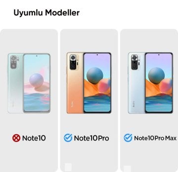 Xiaomi Redmi Note 10 Pro Cam Ekran Koruyucu, Spigen GLAS.tR Tam Kaplayan Full Cover