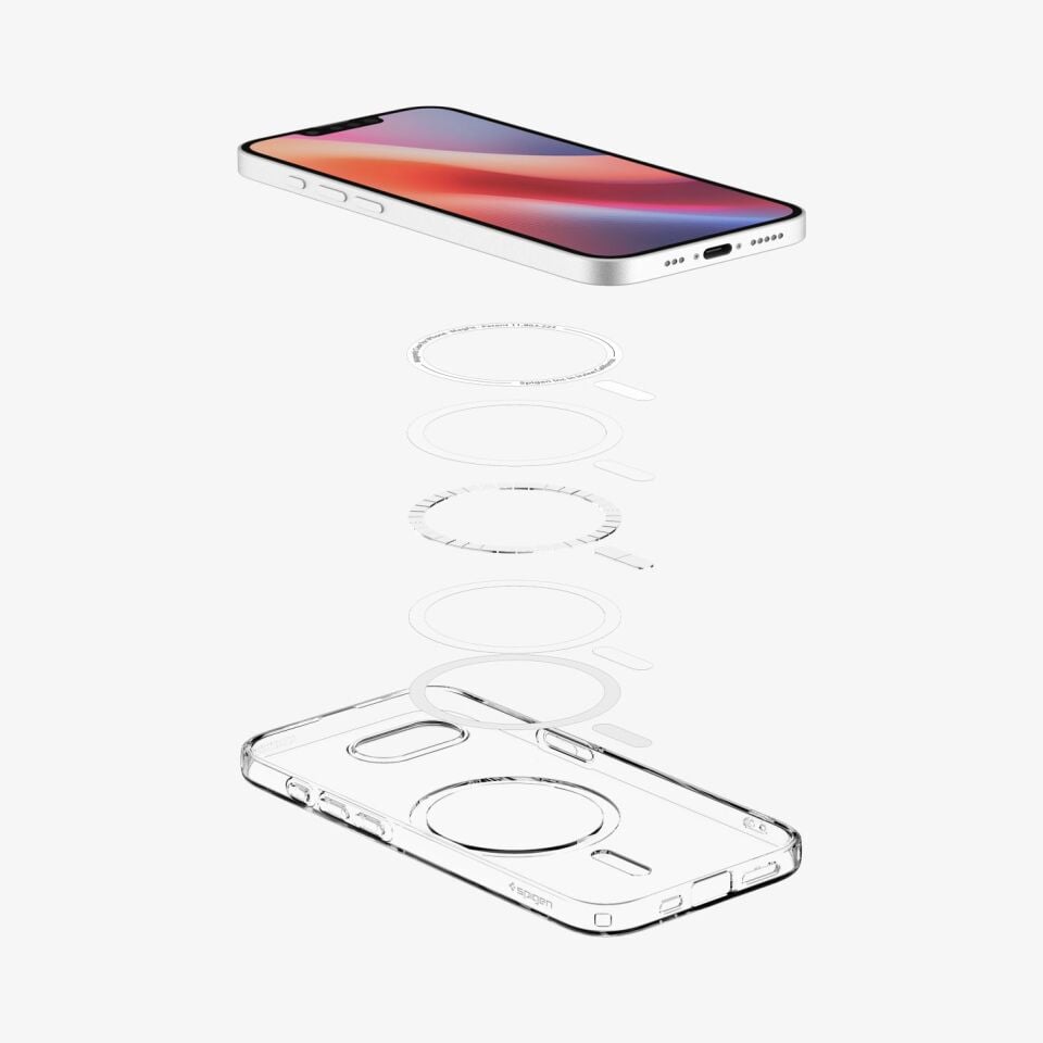 Spigen iPhone 16e Kılıf Liquid Crystal MagFit MagSafe özellikli