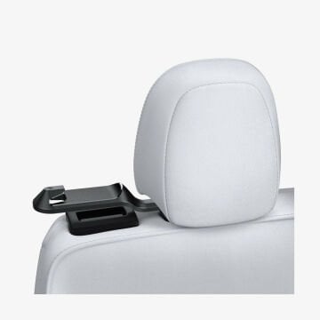 Spigen Tesla Model Y (2024-2023) Arka Koltuk Emniyet Kemeri Yükseltici TO250 Black - ACP06041 Black