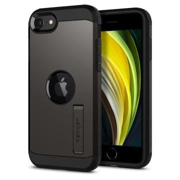 iPhone SE 2022 / 2020 Kılıf, Spigen Tough Armor Gunmetal
