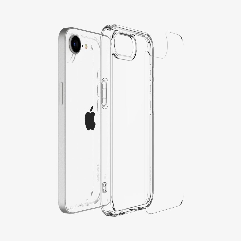 Spigen Apple iPhone 17e / 16e ile Uyumlu ince Kılıf Ultra Hybrid Sararmaya Dayanıklı DuraClear™ Hava Kanalı Teknolojisi™ Askeri Sınıf Koruma Şeffaf Kapak