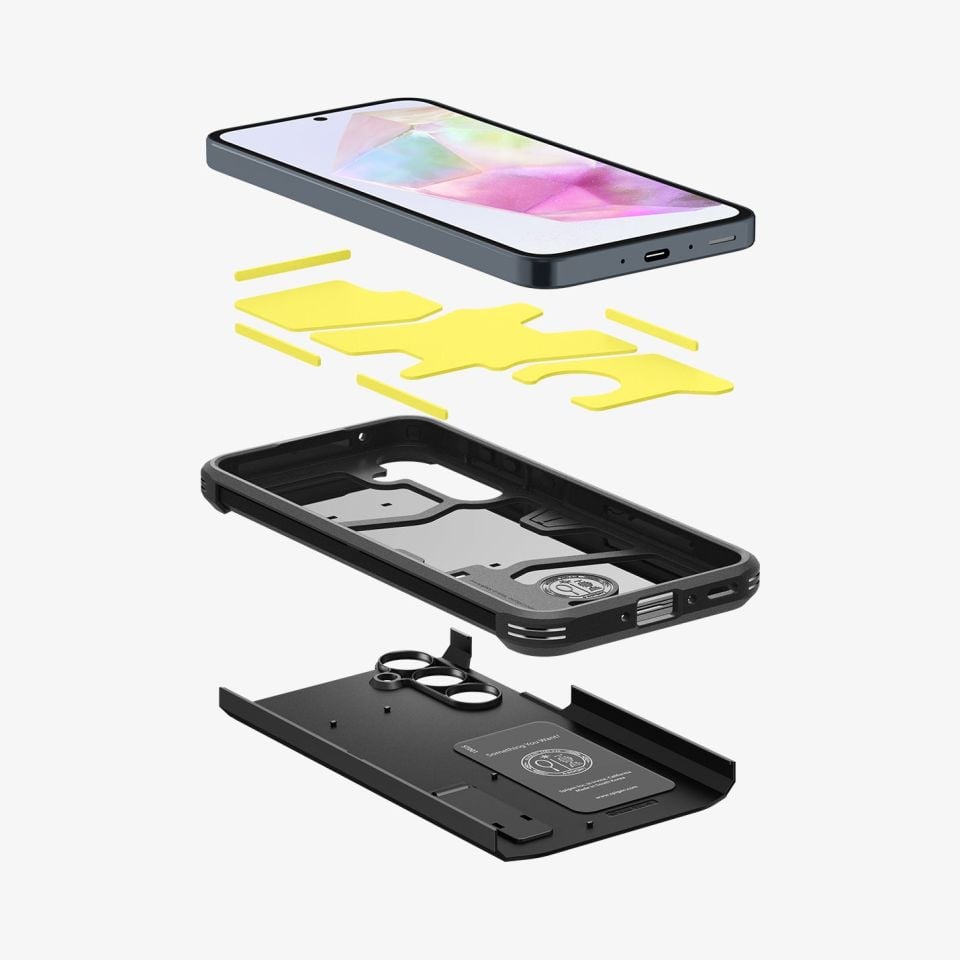 Samsung Galaxy A35 Kılıf, Spigen Tough Armor Black