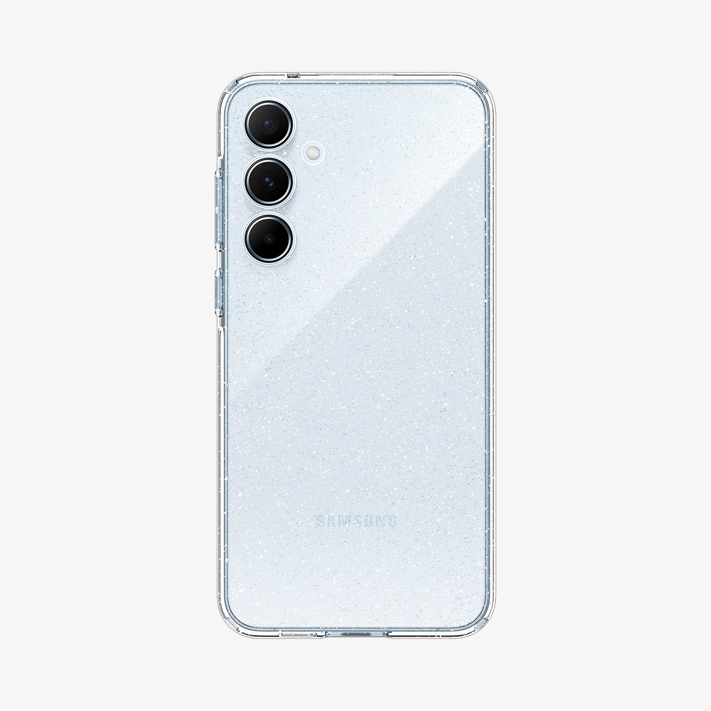 Spigen Galaxy A55 Kılıf Liquid Crystal Glitter 4 Tarafı Tam Koruma Crystal Quartz