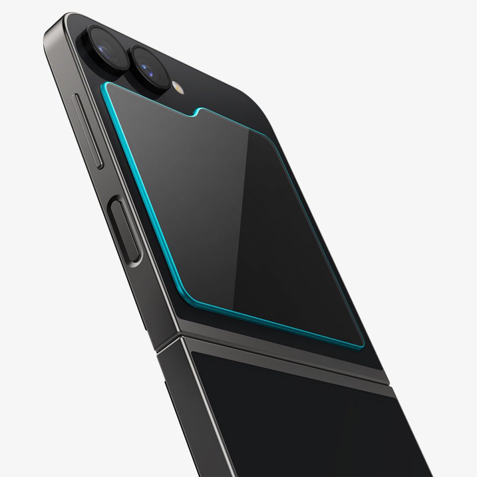 Galaxy Z Flip 6 Ekran Koruyucu Cam, Spigen Screen Protector GLAS.tR EZ Fit