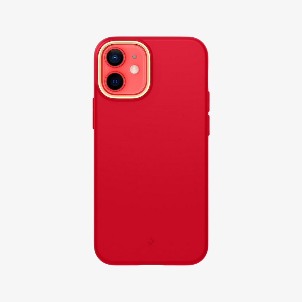 iPhone 12 / iPhone 12 Pro Kılıf, Caseology Nano Pop (Silikon) Apple Red