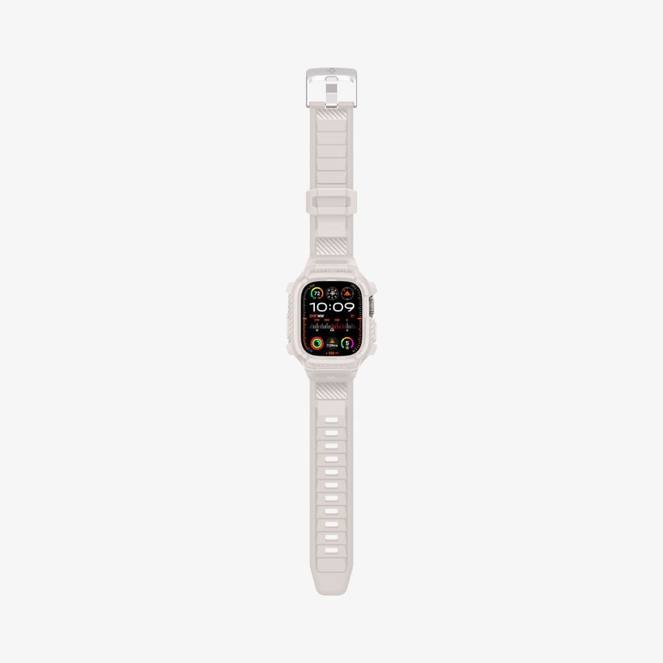 Spigen Apple Watch 49mm (Ultra 2/1) Kılıf & Kordon Kayış Rugged Armor Pro