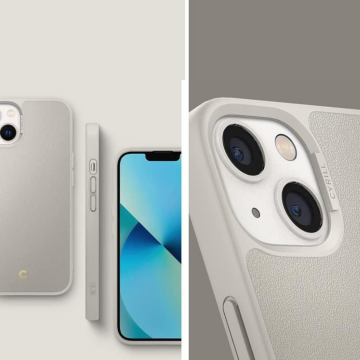 Spigen Ciel by CYRILL iPhone 13 Kılıf Leather Brick Cream