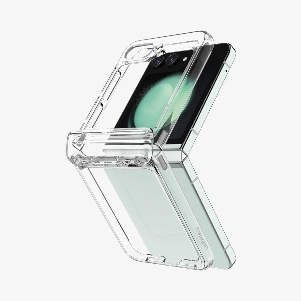Galaxy Z Flip 5 Kılıf, Spigen Thin Fit Pro Crystal Clear