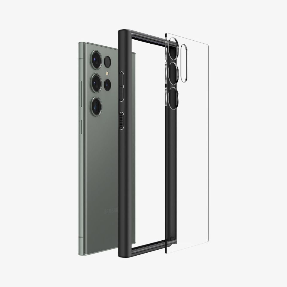 Galaxy S23 Ultra Kılıf, Spigen Ultra Hybrid Matte Black