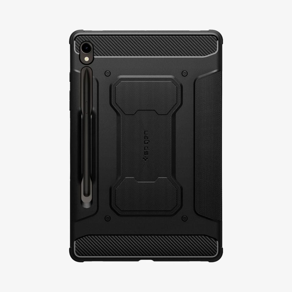 Galaxy Tab S9 Kılıf, Spigen Rugged Armor Pro Black