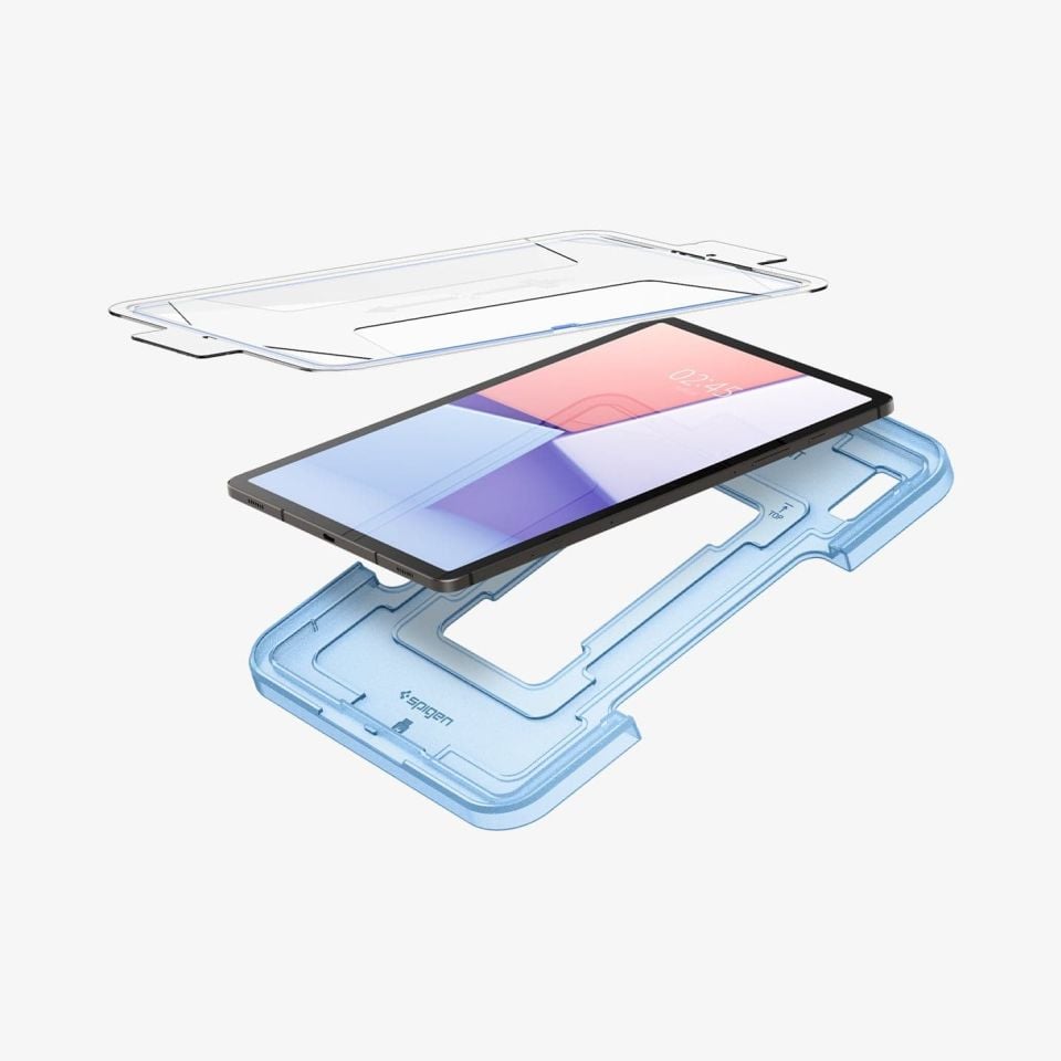 Spigen Galaxy Tab S10 FE / Tab S9 FE Cam Ekran Koruyucu Kolay Kurulum GLAS.tR EZ Fit Slim HD